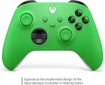 Amazon Xbox Wireless Controller Velocity Green aanbieding
