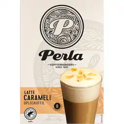 Albert Heijn Perla Huisblends Latte caramel oploskoffie aanbieding