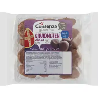 Albert Heijn Consenza Kruidnoten choco gluten free aanbieding