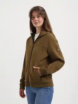 ANWB Travelin' Stine Dames Outdoorvest Sweater Bruin aanbieding