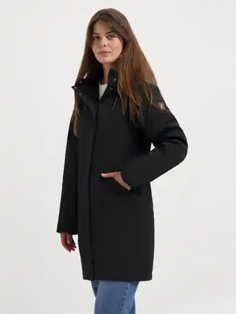 ANWB Travelin' Elina Dames Softshell winterjas Zwart aanbieding
