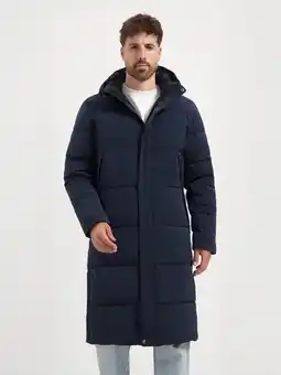 ANWB Travelin' Kalmar Heren Puffer winterjas Marineblauw aanbieding