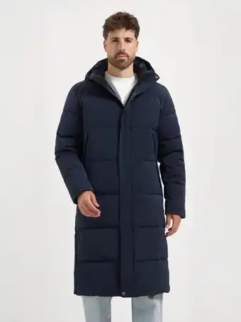 ANWB Travelin' Kalmar Heren Puffer winterjas Marineblauw aanbieding