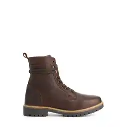 ANWB Travelin' Trongsberg Heren Veterboots Wol Donker Bruin aanbieding