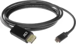 Coolblue ACT USB-C naar DisplayPort Kabel 2 Meter aanbieding