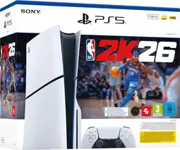 Coolblue PlayStation 5 Slim Disc Edition + NBA 2K26 aanbieding