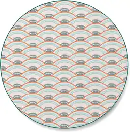 ANWB Gusta Rond ø200 cm Picknickkleed Blauw-Roze aanbieding