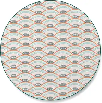ANWB Gusta Rond ø200 cm Picknickkleed Blauw-Roze aanbieding