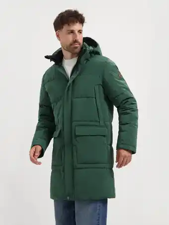 ANWB Travelin' Ladan Heren Puffer winterjas Donker Groen aanbieding