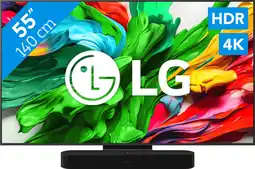 Coolblue LG 55 QNED86 EVO 4K (2025) + Sonos Beam Gen2 Zwart aanbieding