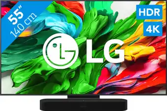 Coolblue LG 55 QNED86 EVO 4K (2025) + Sonos Beam Gen2 Zwart aanbieding