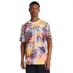 Foot Locker Adidas Aop T-shirts Heren - Geel - Maat XS aanbieding
