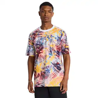 Foot Locker Adidas Aop T-shirts Heren - Geel - Maat XS aanbieding