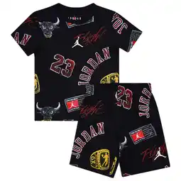 Foot Locker Jordan Essentials Aop Trainingspakken Baby - Zwart - Maat 80 - 86 CM - Katoen Jersey aanbieding
