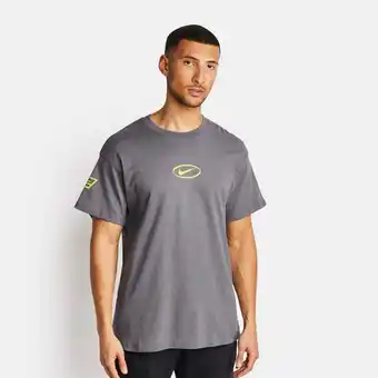 Foot Locker Nike T100 T-shirts Heren - Grijs - Maat L aanbieding