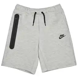 Foot Locker Nike Tech Fleece Korte Broeken Kinder - Grijs - Maat 137 - 147 CM aanbieding