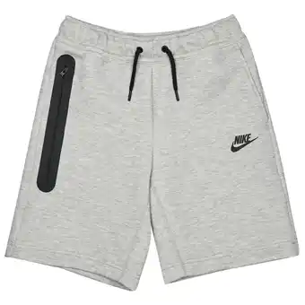 Foot Locker Nike Tech Fleece Korte Broeken Kinder - Grijs - Maat 137 - 147 CM aanbieding