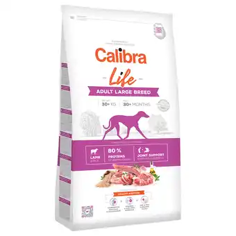 Zooplus 12kg Adult Large Breed Lamb Calibra Life Hondenvoer Droog aanbieding