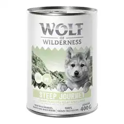 Zooplus Wolf of Wilderness Junior 'Expedition' 6 x 400 g aanbieding