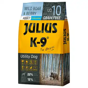 Zooplus 10 kg JULIUS K-9 Adult Wild zwijn & Bessen droogvoer voor honden aanbieding