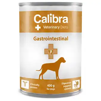 Zooplus 6x 400g Calibra Veterinary Diet Dog Maag-darm zalm hondenvoer nat aanbieding