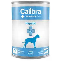 Zooplus 6x 400g Calibra Veterinary Diet Dog Hepatic kip hondenvoer nat aanbieding