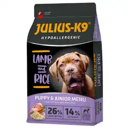 Zooplus 12 kg JULIUS K-9 High Premium Puppy & Junior Hypoallergenic lam hondenvoer droog aanbieding