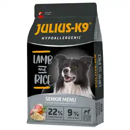 Zooplus 12 kg JULIUS-K9 High Premium Senior Light Hypoallergenic Lam hondenvoer droog aanbieding