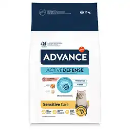 Zooplus 15% Korting! Advance droogvoer voor katten 10 kg - Sensitive met Zalm & Rijst aanbieding