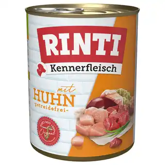 Zooplus RINTI Kennerfleisch 6 x 800 g - Kip aanbieding