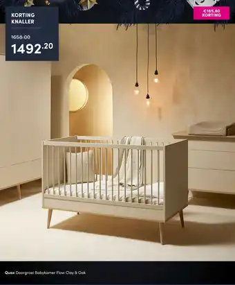 Baby & Tiener Quax Doorgroei Babykamer Flow Clay & Oak aanbieding