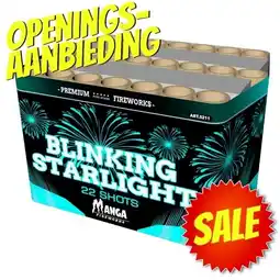 Huisman Vuurwerk Blinking Starlight Openingsaanbieding aanbieding