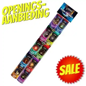 Huisman Vuurwerk Fire-Tronix Pakket Openingsaanbieding aanbieding