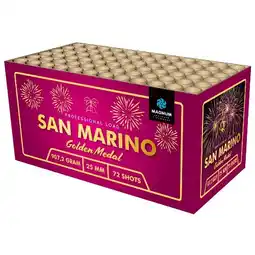 Huisman Vuurwerk San Marino Golden Medal aanbieding