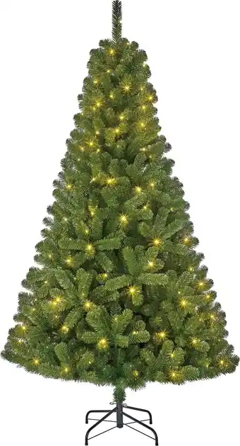 Intratuin Black Box kunstkerstboom Charlton met 140 lampjes warm wit D 115 H 185 cm aanbieding