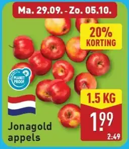 ALDI Jonagold appels aanbieding