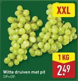 ALDI Witte druiven met pit aanbieding