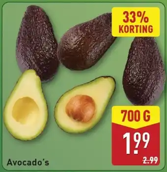 ALDI Avocado's aanbieding