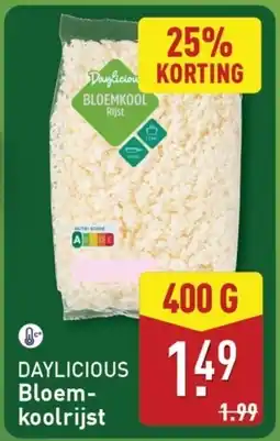 ALDI Daylicious Bloemkoolrijst aanbieding