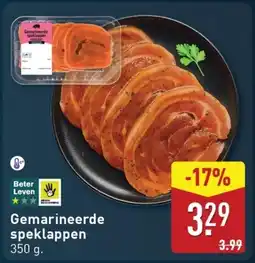 ALDI Gemarineerde speklappen aanbieding