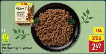 ALDI My vay Plantaardig rul gehakt aanbieding