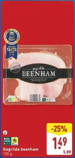 ALDI Gegrilde beenham aanbieding