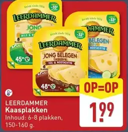 ALDI Leerdammer Kaasplakken aanbieding