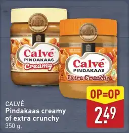 ALDI Calvé Pindakaas creamy of extra crunchy aanbieding