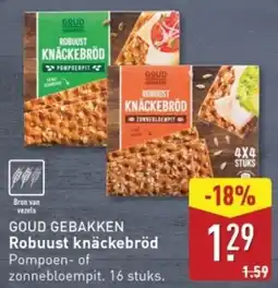 ALDI Goud gebakken Robuust knäckebröd aanbieding