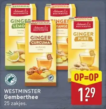 ALDI WESTMINSTER Gemberthee aanbieding