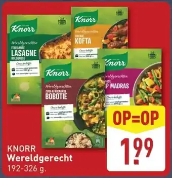 ALDI Knorr Wereldgerecht aanbieding