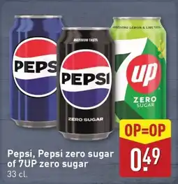 ALDI Pepsi, Pepsi zero sugar of 7UP zero sugar aanbieding