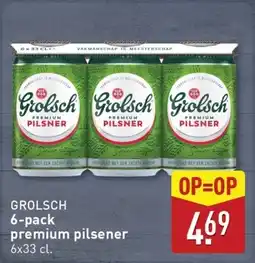 ALDI Grolsch 6-pack premium pilsener aanbieding