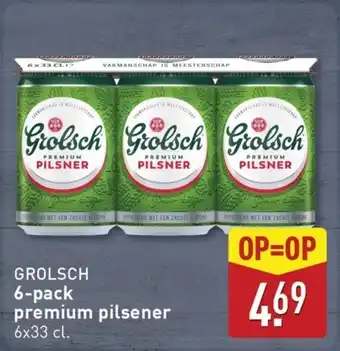 ALDI Grolsch 6-pack premium pilsener aanbieding